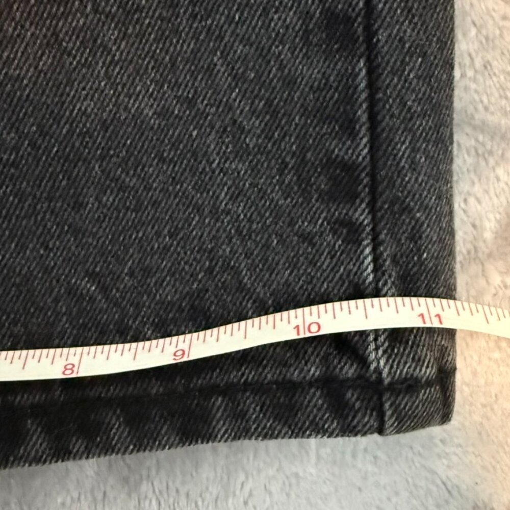 PTCL Black Rhinestone Cutout Jeans NWT High Rise Straight Leg Size 28 - Picture 9 of 13